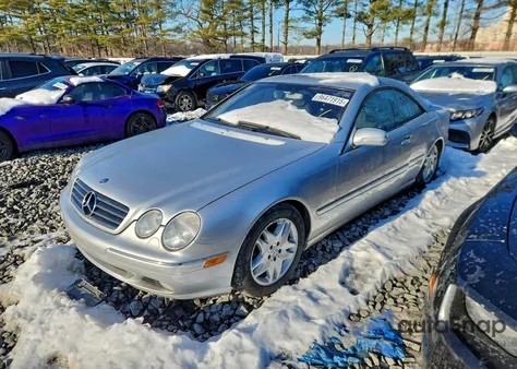 2002 Mercedes-Benz Cl 500 z USA, uszkodzony, nr VIN WDBPJ75J02A025773